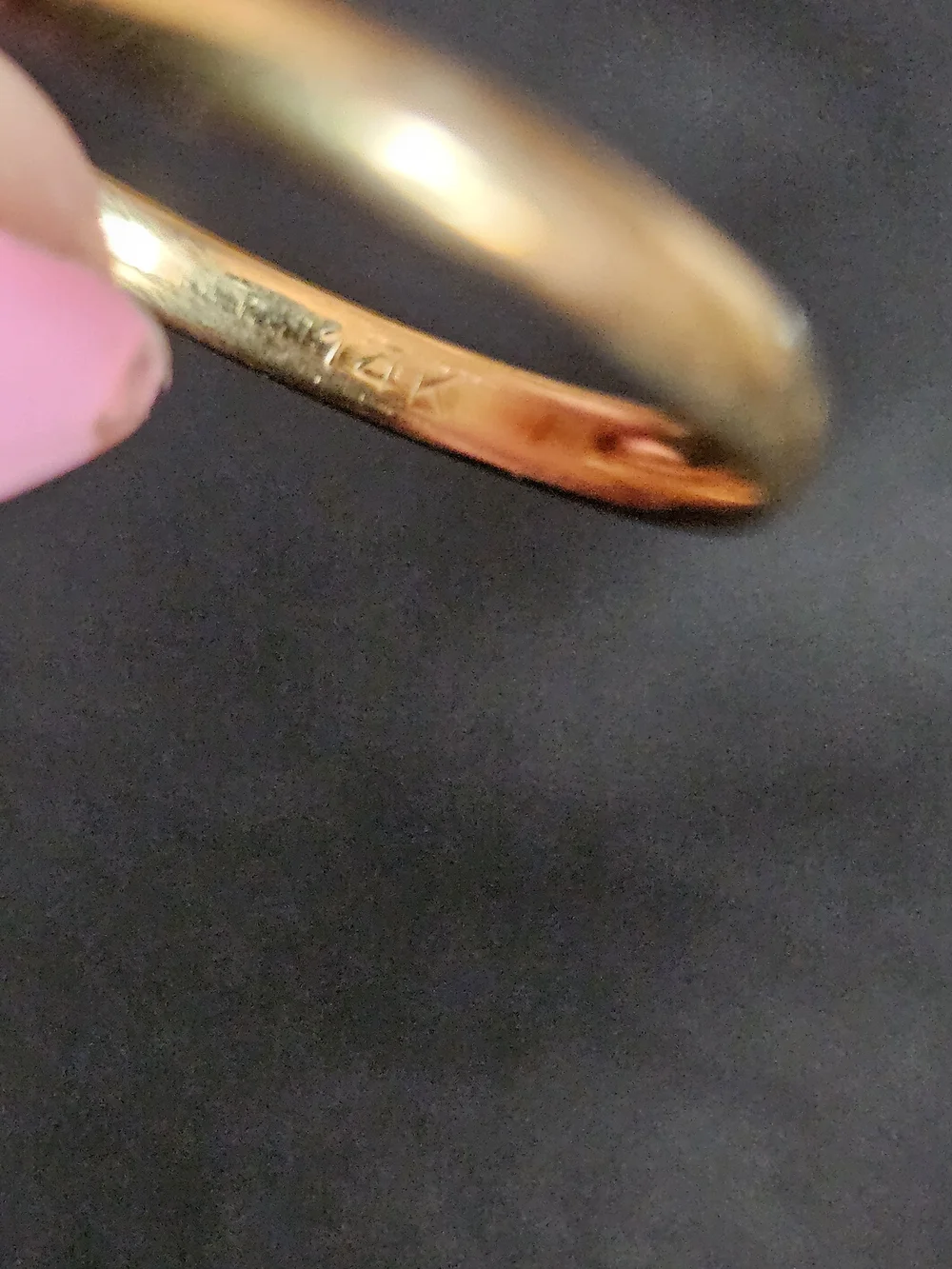 14k Yellow Gold Wedding Ring Size 12